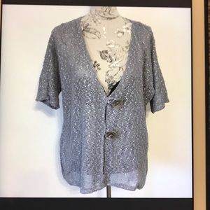 JM Collection Button Cardigan XL